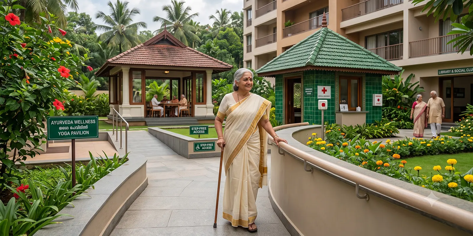 1 BHK Senior Living Apartments In Kerala