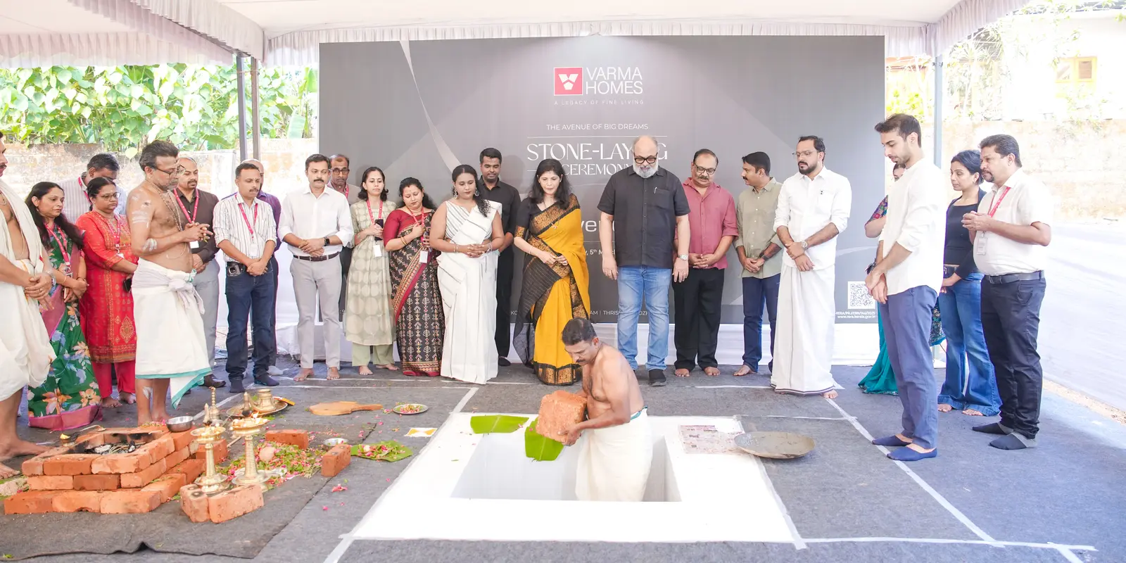 Foundation stone laying of Varma Avenue